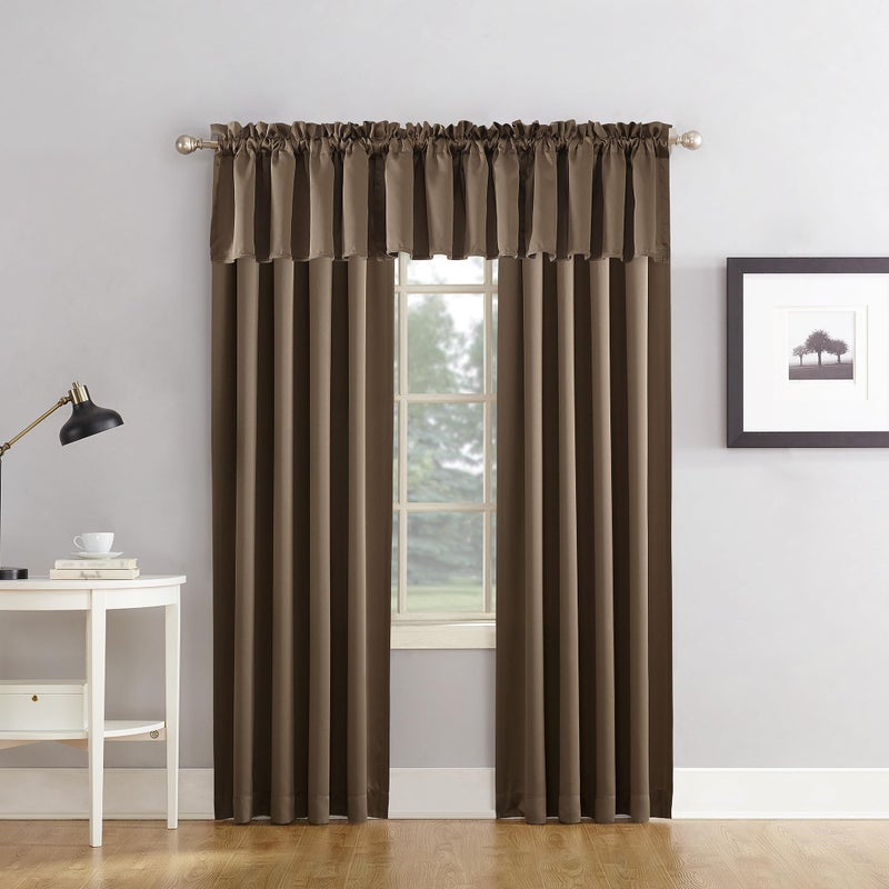 Sun Zero Barrow Energy Efficient Rod Pocket Curtain Panel Pair - Image 5